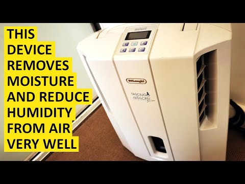 DES16EW Delonghi Tasciugo AriaDry Slim Dehumidifier Review Wall Mountable 16L