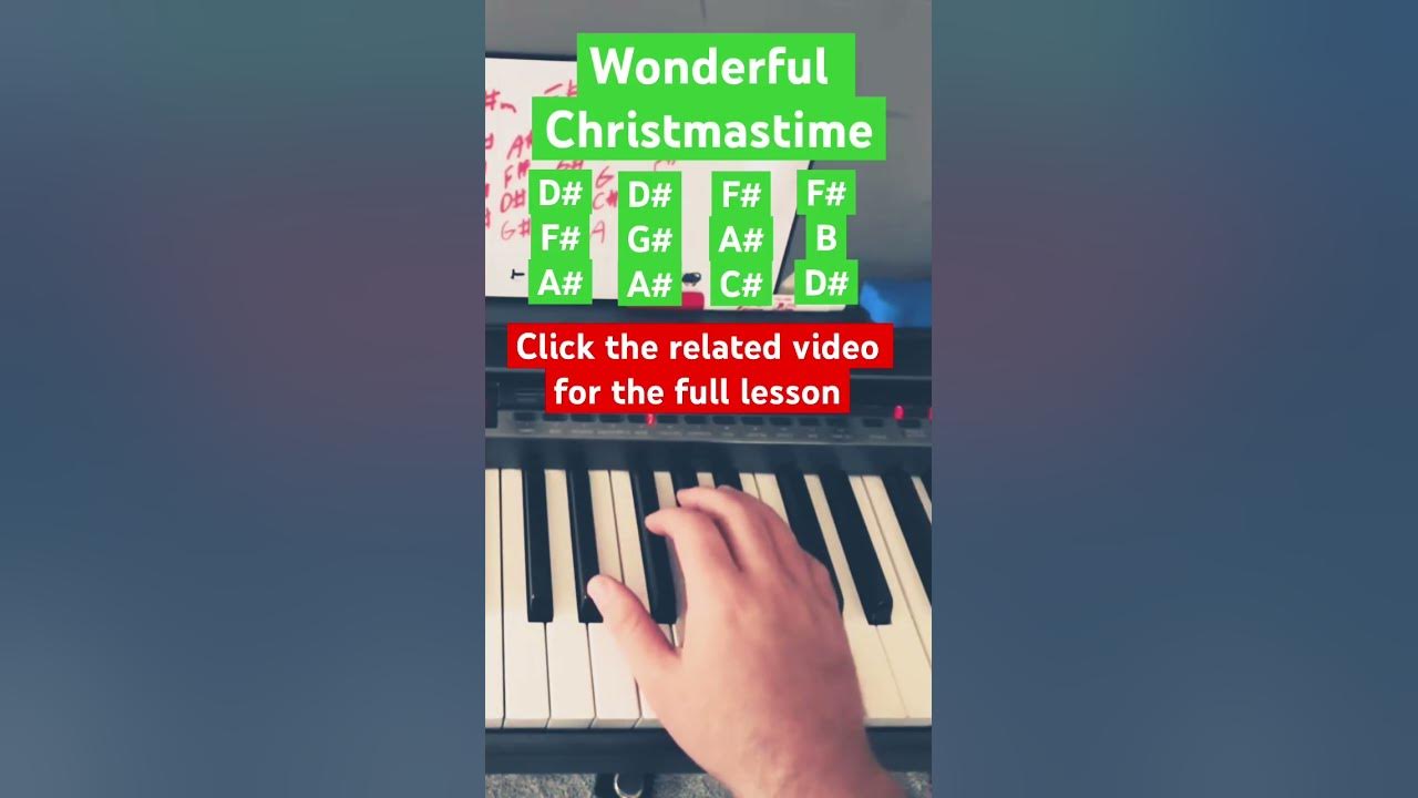 Simply Having A Wonderful Christmas Time Chords Piano We’re simply having a wonderful Christmastime #piano #pianolessons #