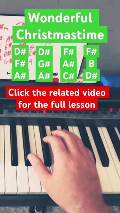 Simply Having A Wonderful Christmas Time Chords Piano We’re simply having a wonderful Christmastime #piano #pianolessons #