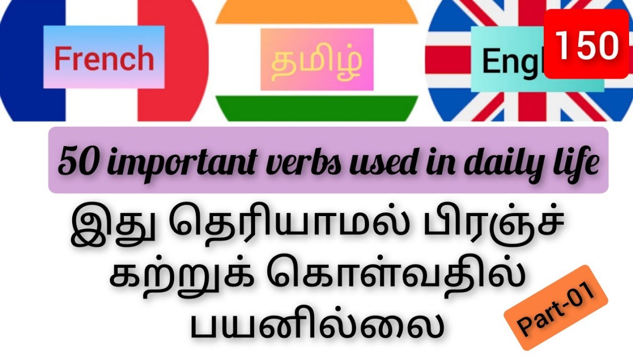 Verb-01 | Part-01 | 50 important verbs used in daily life - YouTube