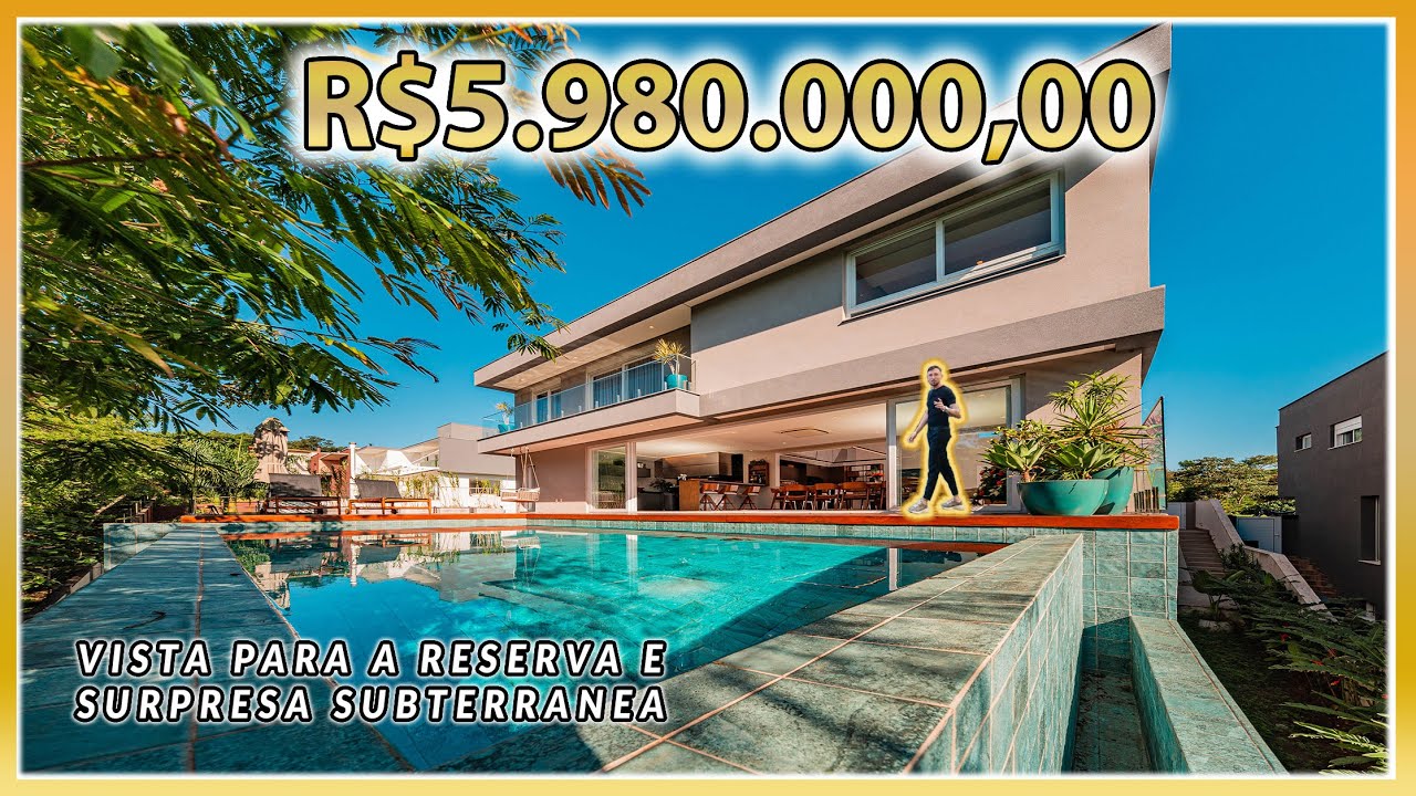 CASA DE ALTO PADRÃO NO ALPHAVILLE GRANJA VIANA - LUXO E SOFISTICAÇÃO