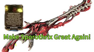 This Augment makes Sporothrix OVERPOWERED!!! Volatile Varient Demonstration [ Warframe]