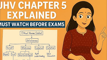 "UHV Chapter 5 explained: Ethical Human Conduct & Holistic Living | Must Watch Before Exams!"