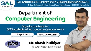 PHP Webinar For Beginners - SAL Education