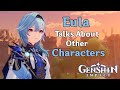 Eula Talks About Other Characters | Genshin Impact
