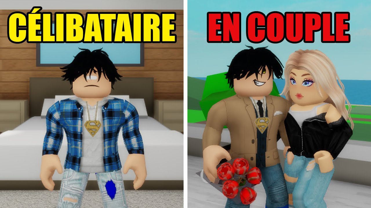 VIE DE CÉLIBATAIRE VS VIE DE COUPLE SUR BROOKHAVEN ! ROBLOX