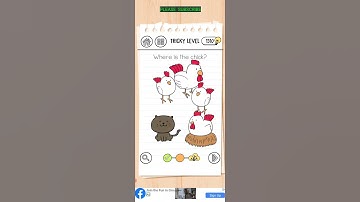 BRAIN TEST 3 TRICKY LEVEL WHERE IS THE CHICK WALK THROUGH WITH COMMENTARY