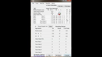 eJuice Me Up - Best eJuice Calculator New Version