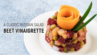 BEET VINAIGRETTE | A Classic Russian Salad | RUSSIAN VINAIGRETTE RECIPE