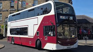 LOUD Rattling Panal TM Travel Alexander Dennis Enviro 400H 1414 - SN61 BCF Ex Lothian Buses