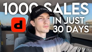 How I Reached 1,000 Sales in 30 Days on Depop