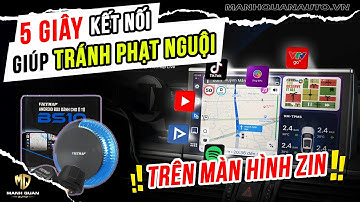 Android Box BS10 – Cảnh báo giao thông ngay trên màn hình nguyên bản | MẠNH QUÂN AUTO