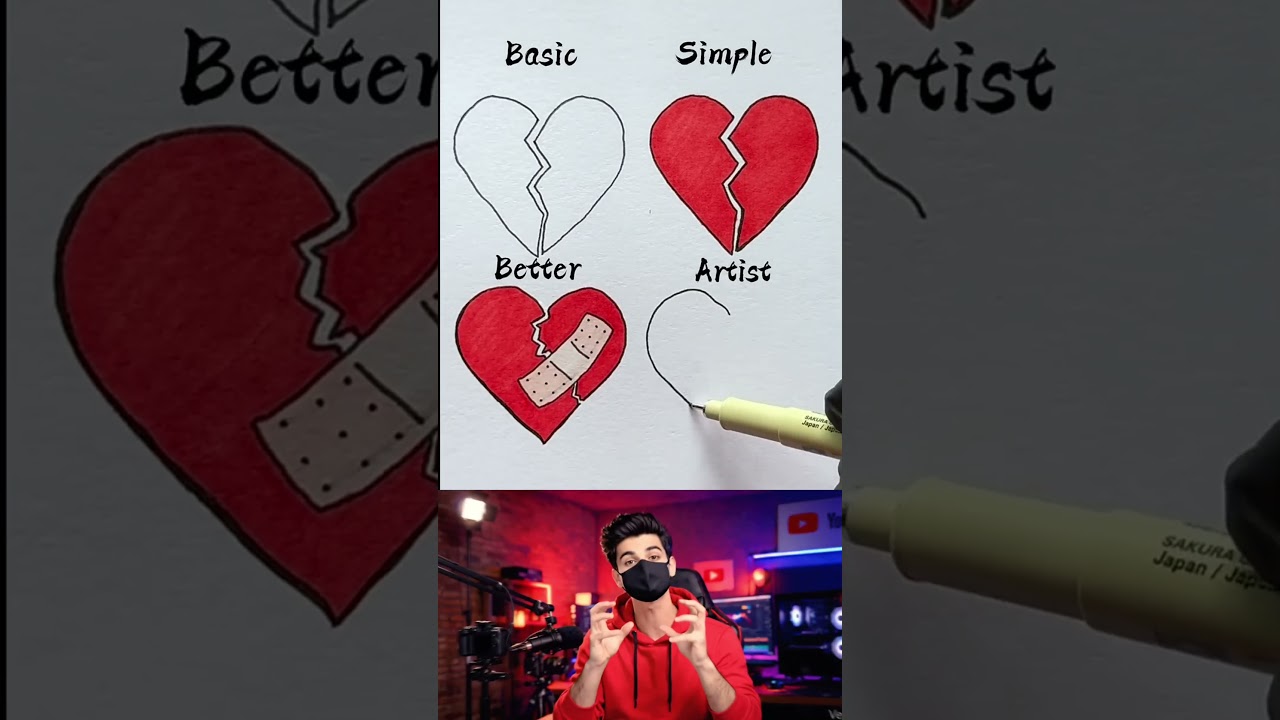 Beginner Vs Artist Drawing 💔 | 