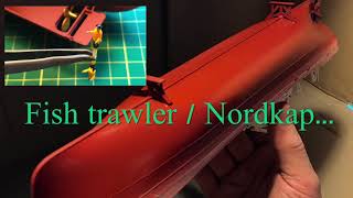 🌊Fish Trawler Revell / Nordkap🌊 lackieren airbrush Modellbausatz Schiffsmodell Figur Seemann