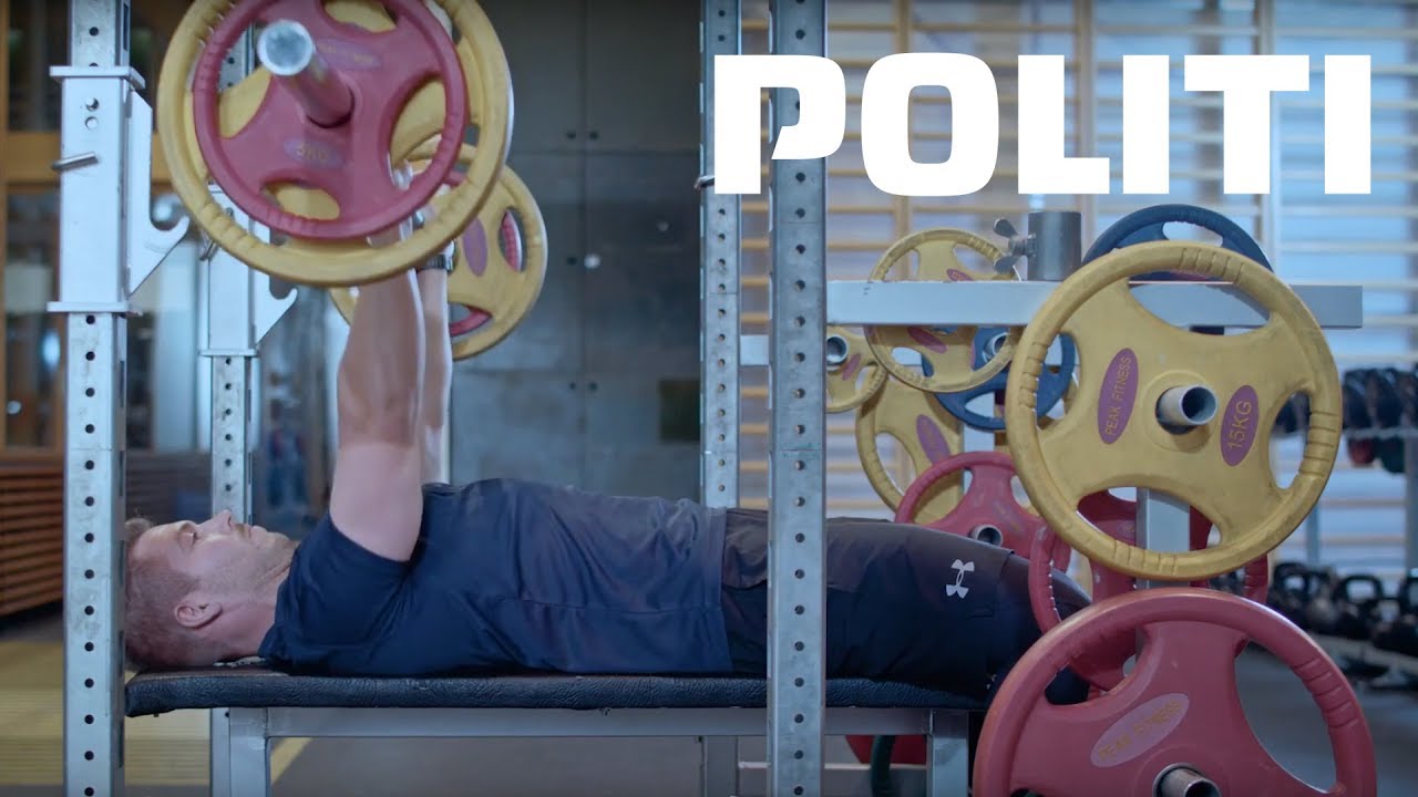 Politiskolen, Fysisk Prøve, Bænkpres (mand)