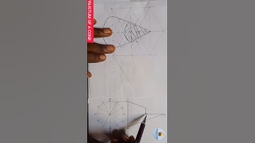 HOW TO VIEW FRUSTUM OF A CONE IN ISOMETRIC AND DRAW THE  DEVELOPMENT AND COMPLETE PLAN.