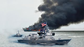 China Shock!(December 23, 2023) US and PH Navy destroy China fishing vessels near Miyako island