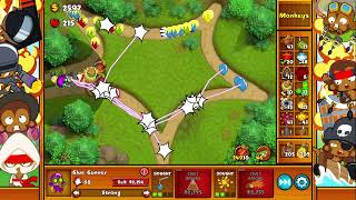Lets Play Bloons Monkey City ZOMG Hard and Heavy Hard Star Forest Map No Commentary 1324