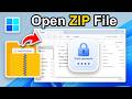 How To Open ZIP File With Password (Step By Step)