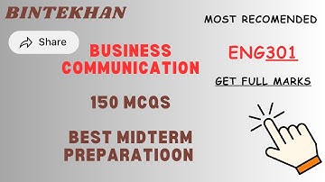 ENG301#eng301midtermpreparation#eng301pastpapers#eng301shortlacture#eng301bestmcqsfile#eng301midterm