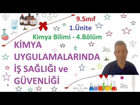 KİMYA UYGULAMALARINDA İŞ SAĞLIĞI VE GÜVENLİĞİ