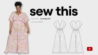 sew with me: mccalls 8313 view d | sewing | learn to sew