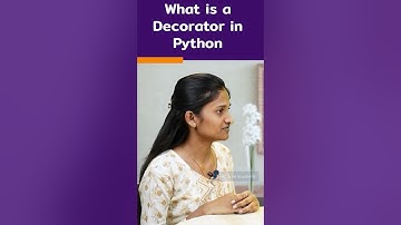 Python Interview Question | What Is a Decorator In Python? | #shorts #kiransir #pythonqestion