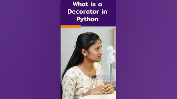 Python Interview Question | What Is a Decorator In Python? | #shorts #kiransir #pythonqestion