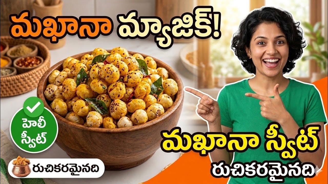 మఖాన మ్యాజిక్ 😋 || దగ్గు జలుబు ఒంట్లో నీరసమె కాకుండా ఎన్నో హెల్త్ బెనిఫిట్స్ కలిగిన మఖాన మ్యాజిక్😋😋
