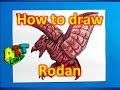 How to Draw Rodan from Godzilla King of the Monsters