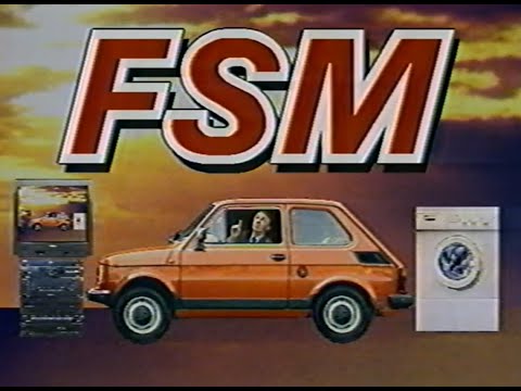 Reklama FSM Polski Fiat 126p Maluch 1991 Polska