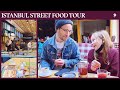 Istanbul Street Food Tour (DIY) | Family Travel Vlog