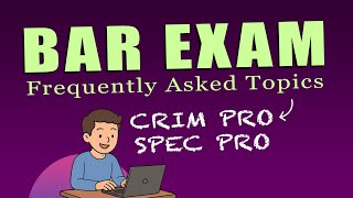 Frequently Asked & Must-know Provisions | 2026 BAR Exams | Special Proceedings & Criminal  Procedure