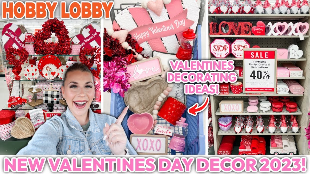 BRAND NEW* HOBBY LOBBY VALENTINES DAY DECOR 2023 💕