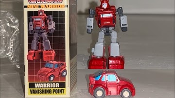 How to transform Newage vanishing point. Transformers generation one minibot cliffjumper legends