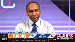 Stephen A. reacts to Knicks making a huge change to the starting lineup vs. Cavaliers in Game 4