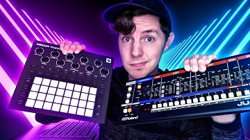 Circuit Tracks + JU-06A - Full Synthwave Jam