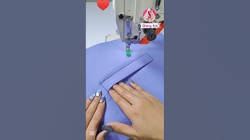 One-line hidden pocket tutorial #sewing #shorts