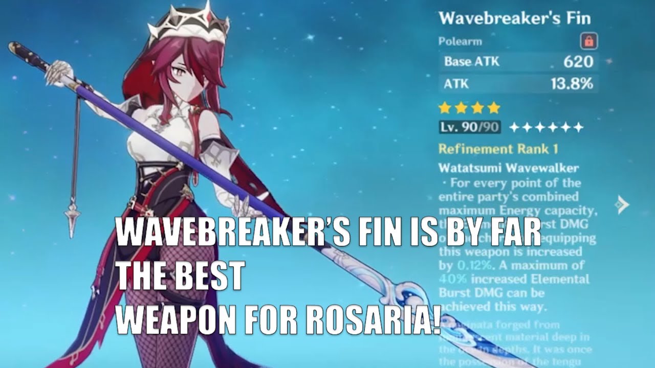 Low Level Rosaria With Max Level Wavebreaker s Fin Showcase YouTube
