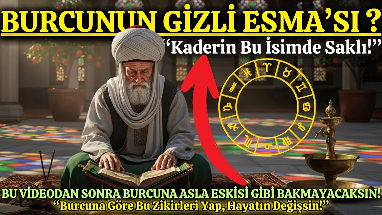 Asırlardır Saklanan İlahi Sır: Hangi Esma Senin Ruhuna Yazıldı?
