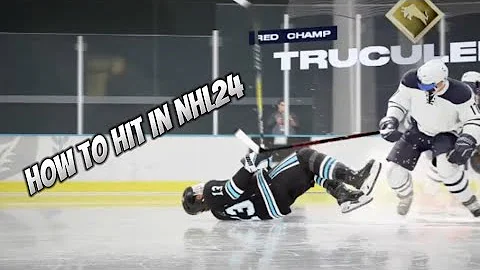 NHL24 HOW TO HIT PROPERLY