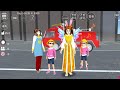 Petualangan Seru Kak Rina & teman Yuta mio Naik Mobil Pemadam Kebakaran di Sakura School Simulator