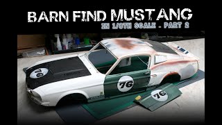 BARN FIND MUSTANG - DAMAGE, CUSTOM DOORS & RACE NUMBERS