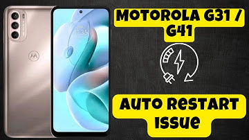 Auto Restart issue Motorola G31 / G41 || How to set auto restart issue || Auto restart not working