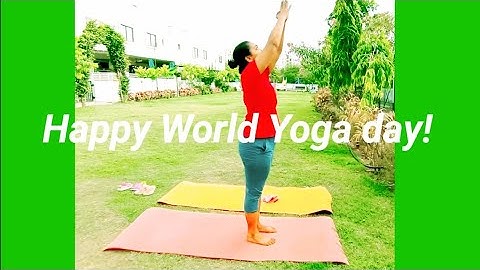 World Yoga day 2022|Surya namaskar| Morning rituals|Khushbu Chavda