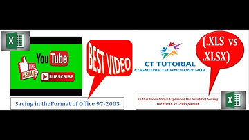 How to Save in 97-2003 Format |Excel - Save as an Excel 97 - 2003 workbook|Excel Basic|.XLS vs .XLSX