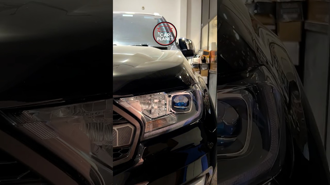Ford Endeavour 🔥 Triple Laser Projector Headlight Upgrade | Next-Level Bi-LED Setup