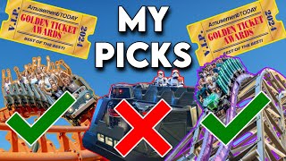 If I Decided the Golden Ticket Awards...