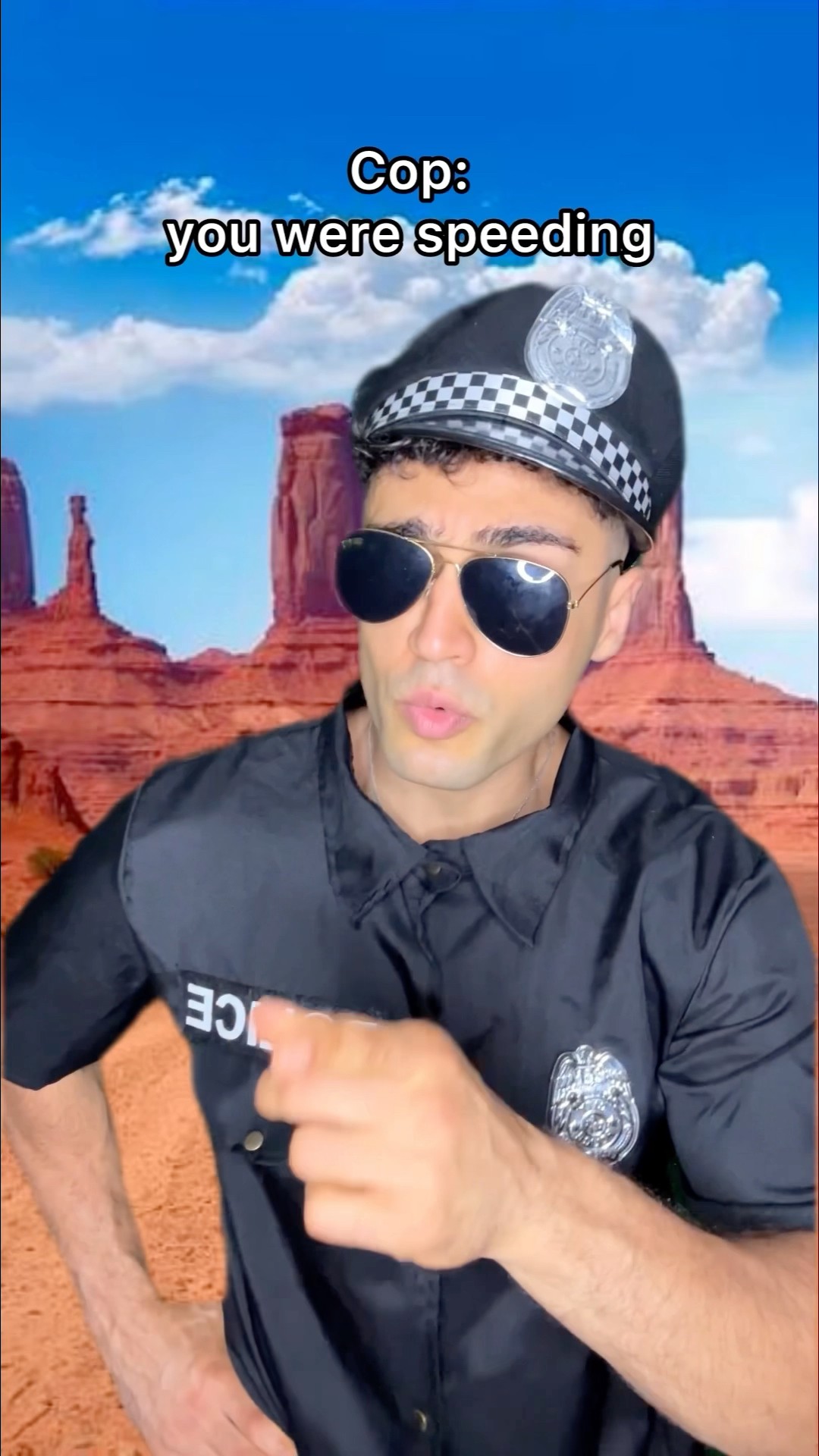 Jeff gets pulled over