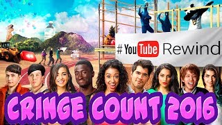 Youtube Rewind 2016 But The Cringe Is Counted